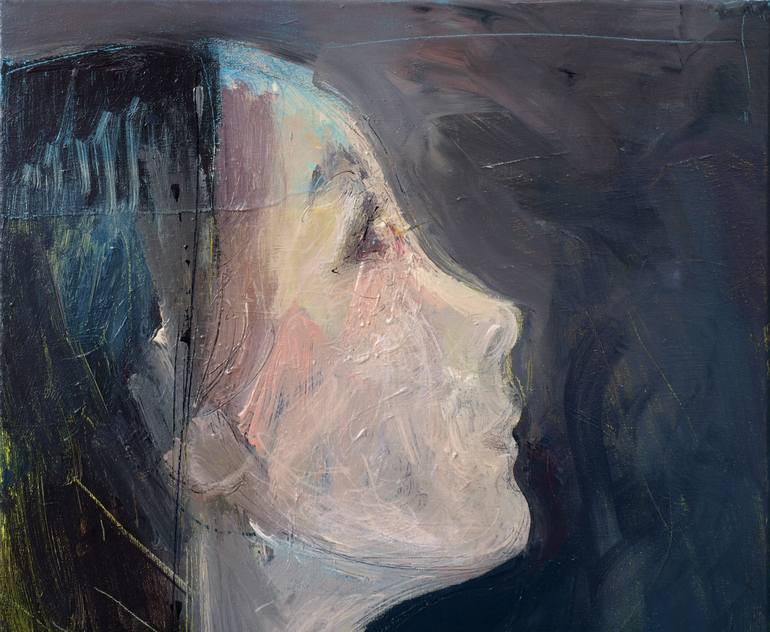Original Expressionism Religion Painting by Catalin Ilinca
