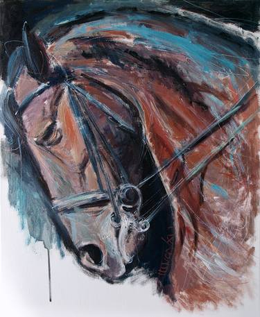Print of Horse Paintings by Catalin Ilinca