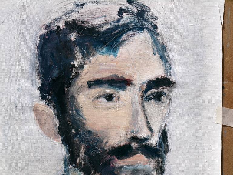 Original Expressionism Portrait Painting by Catalin Ilinca