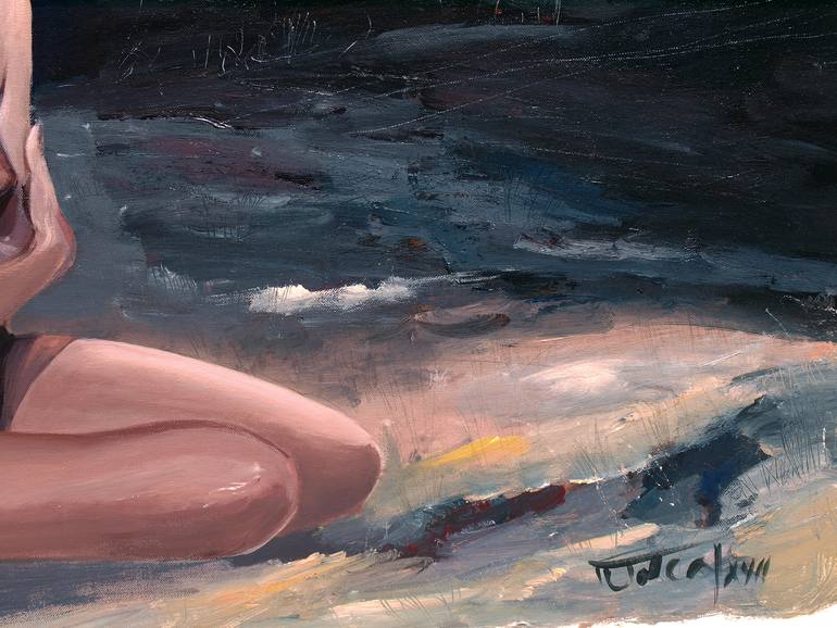 Original Conceptual People Painting by Catalin Ilinca