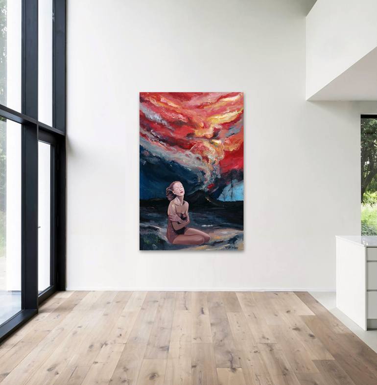 Original Conceptual People Painting by Catalin Ilinca