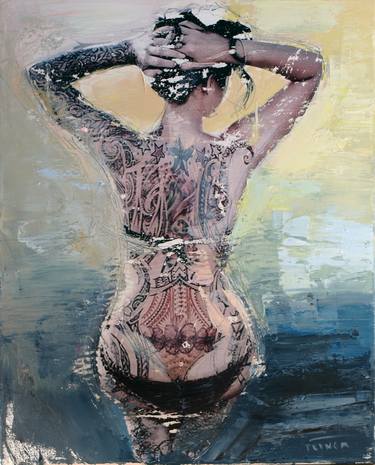 Original Figurative Nude Paintings by Catalin Ilinca