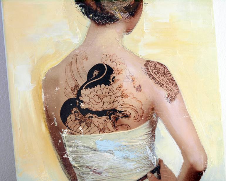 Original Figurative Women Painting by Catalin Ilinca