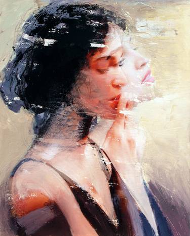 Original Expressionism Women Paintings by Catalin Ilinca