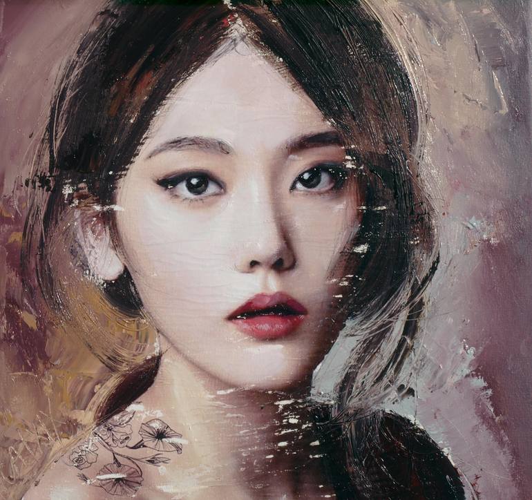 Original Figurative People Painting by Catalin Ilinca