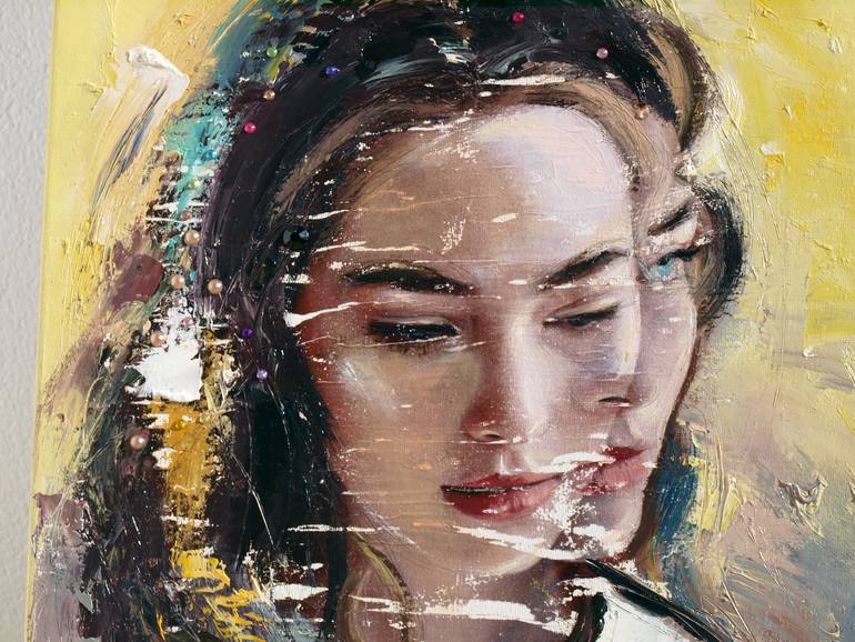 Original Figurative People Painting by Catalin Ilinca