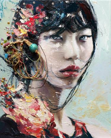 Print of Impressionism Portrait Paintings by Catalin Ilinca