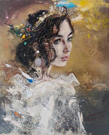 Original Figurative Portrait Paintings by Catalin Ilinca