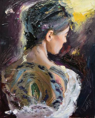 Original Impressionism Portrait Paintings by Catalin Ilinca