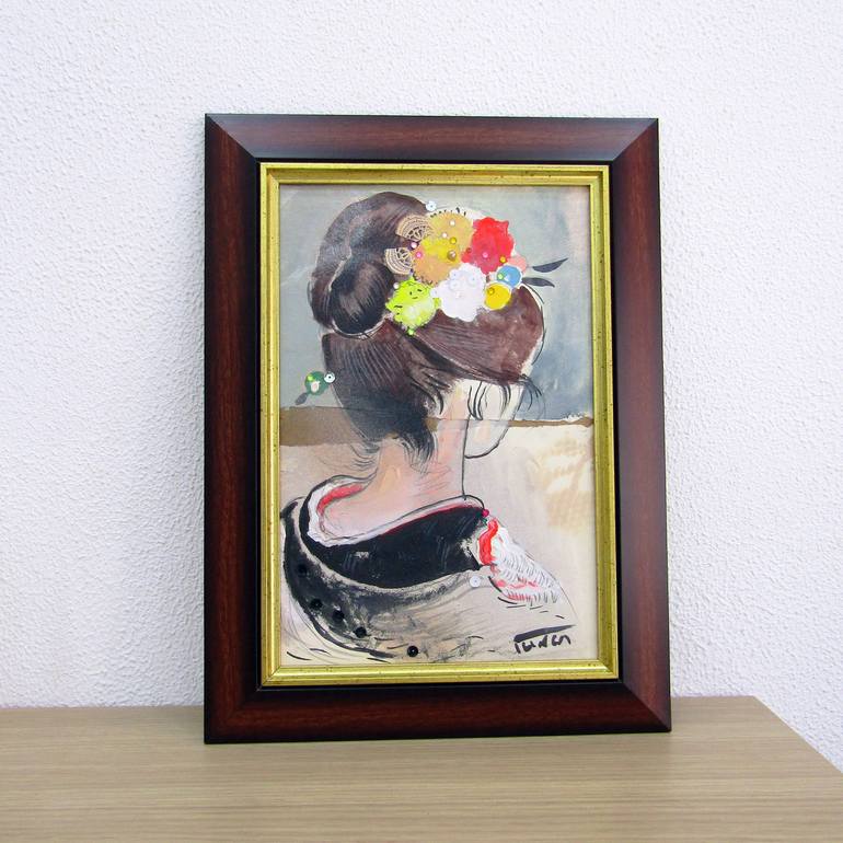 Original Figurative People Drawing by Catalin Ilinca