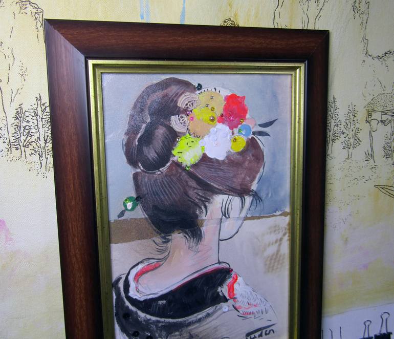 Original Figurative People Drawing by Catalin Ilinca