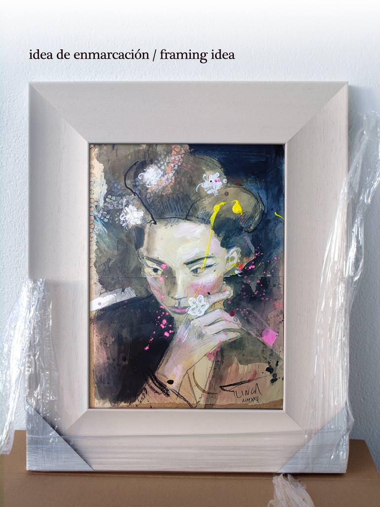 Original Figurative People Drawing by Catalin Ilinca