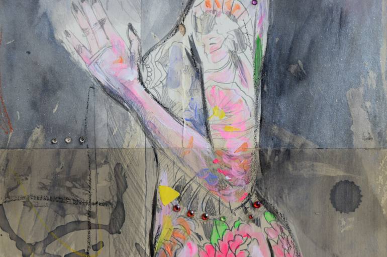 Original Contemporary Erotic Drawing by Catalin Ilinca