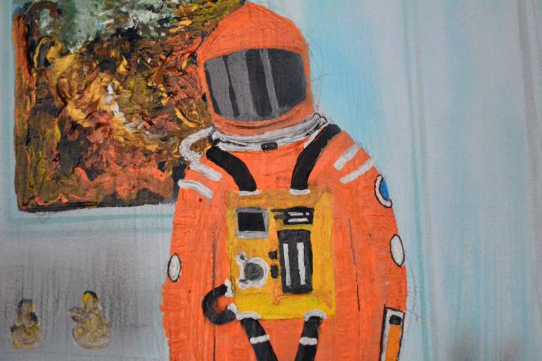 Original Surrealism Pop Culture/Celebrity Painting by Juan Carlos Vizcarra
