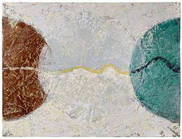Original Abstract Expressionism Abstract Painting by Robert Saunders