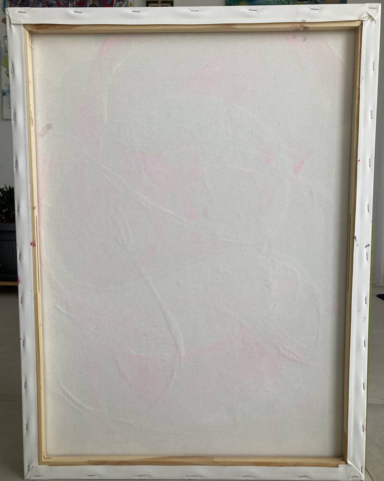Original Abstract Floral Painting by Frida B