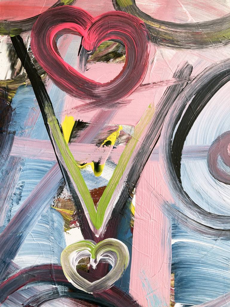 Original Abstract Cinema Painting by Frida B