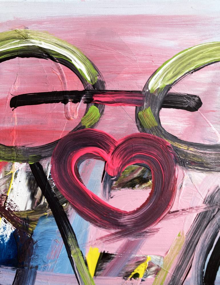 Original Abstract Cinema Painting by Frida B