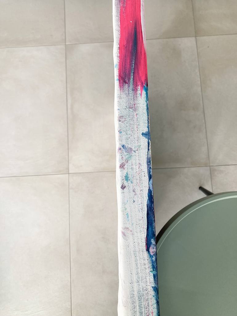 Original Abstract Expressionism Love Painting by Frida B