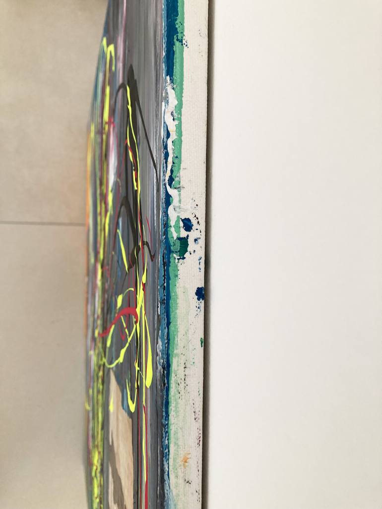 Original Abstract Expressionism Cinema Collage by Frida B