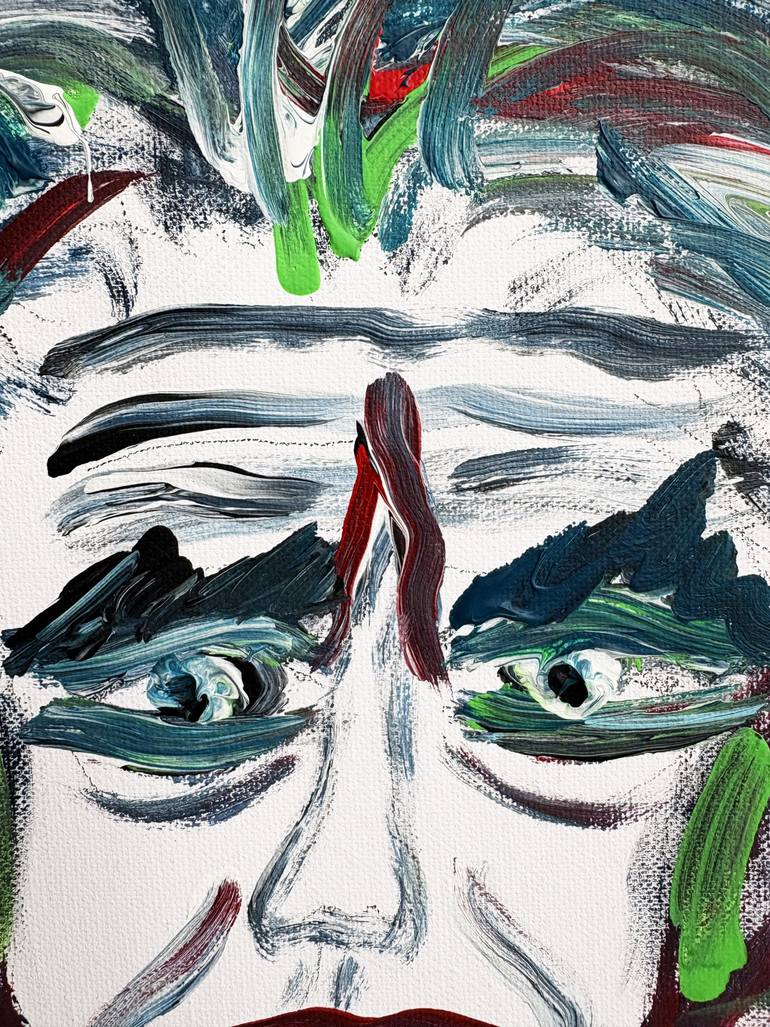 Original Abstract Expressionism Women Painting by Frida B