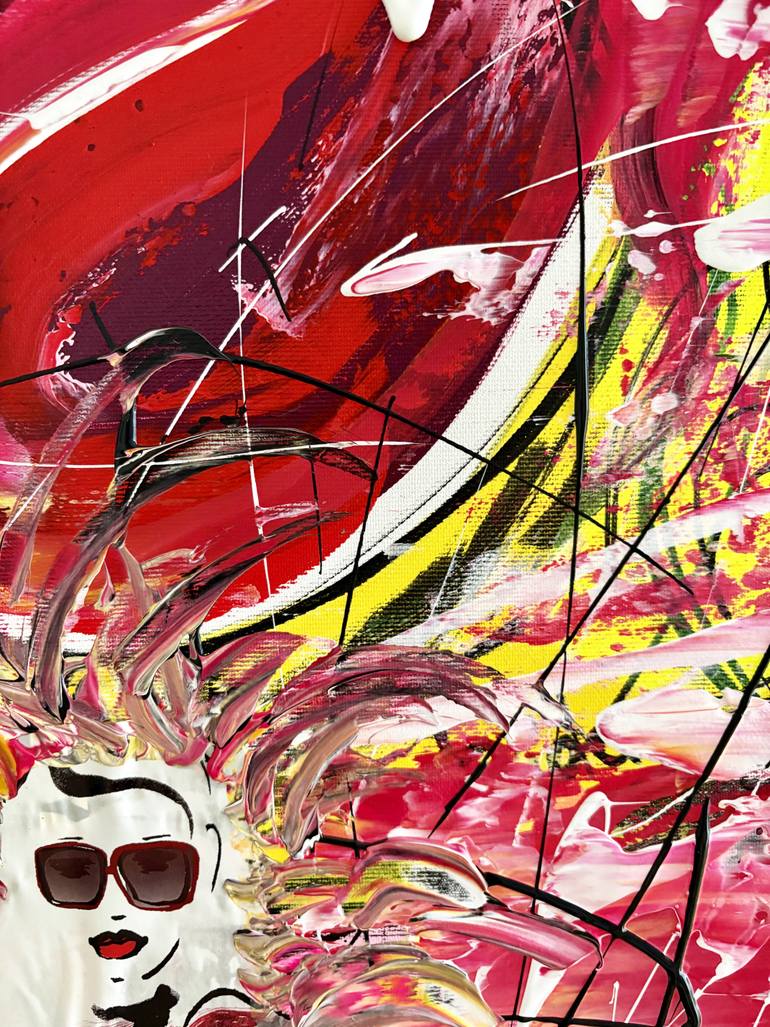 Original Abstract Expressionism Cinema Collage by Frida B