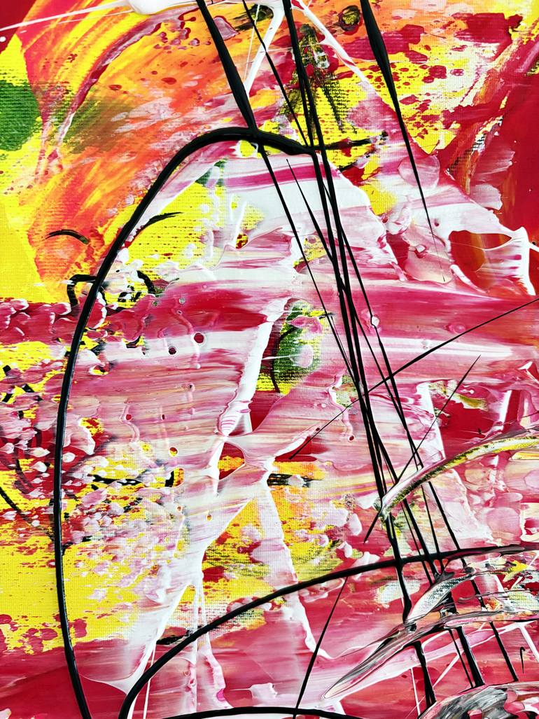 Original Abstract Expressionism Cinema Collage by Frida B