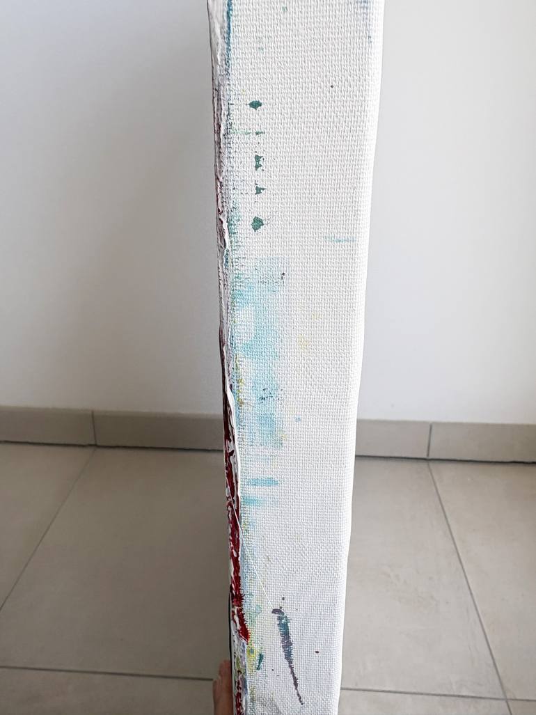 Original Abstract Expressionism Outer Space Painting by Frida B