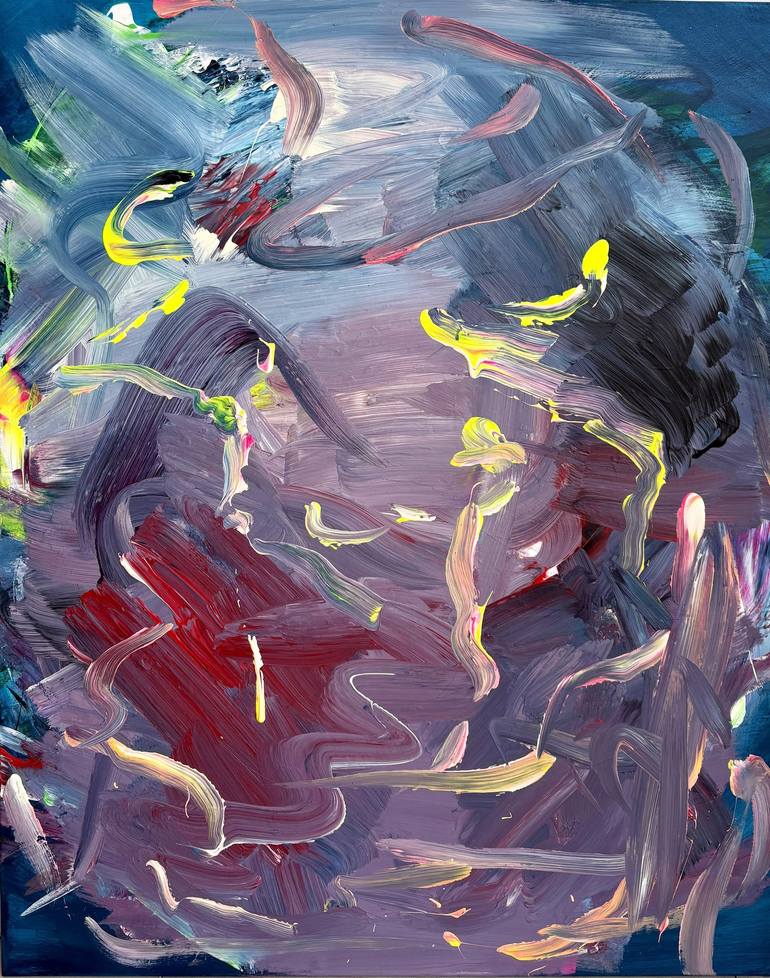 Floating Souls Painting by Frida B | Saatchi Art
