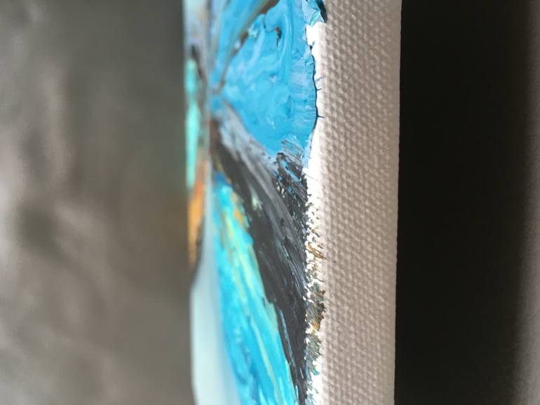 Original Abstract Landscape Painting by Frida B