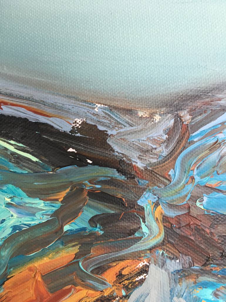 Original Abstract Landscape Painting by Frida B