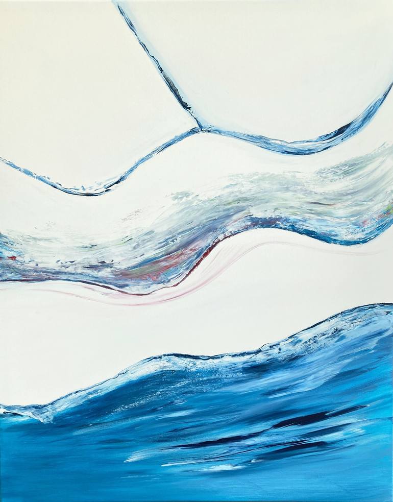 Original Abstract Love Paintings by Frida B
