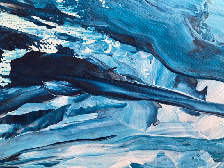 Original Abstract Love Painting by Frida B
