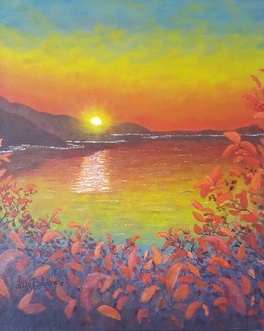 Print of Seascape Paintings by Liz Alles Art Gallery