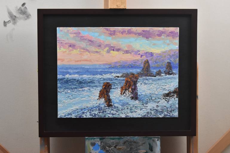 Original Seascape Painting by Mauricio Villamil