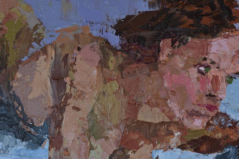 Original Abstract Expressionism Nude Painting by Mauricio Villamil