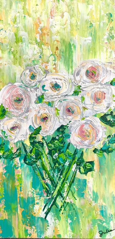 Original Impressionism Floral Paintings by Julie Janney