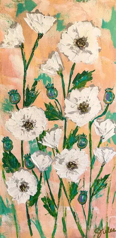 Original Floral Paintings by Julie Janney