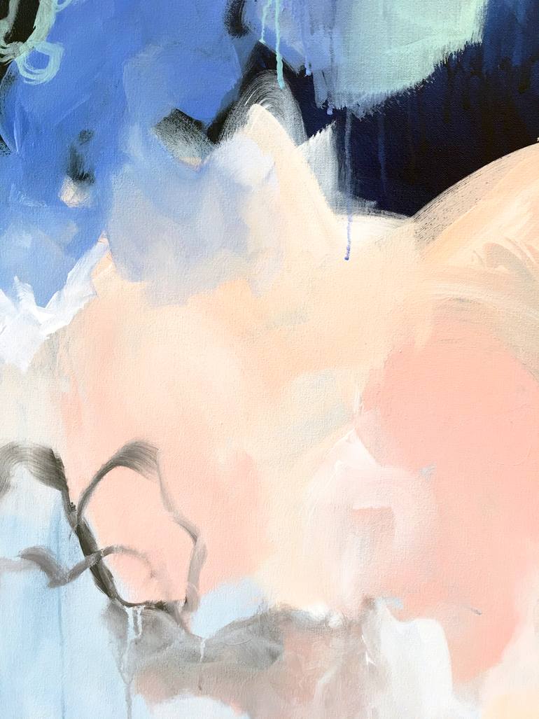 Original Abstract Expressionism Abstract Painting by Sana Jamlaney