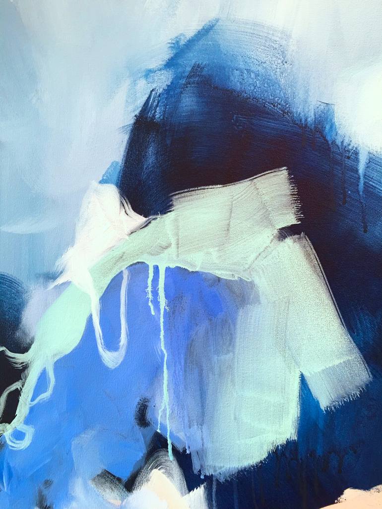 Original Abstract Expressionism Abstract Painting by Sana Jamlaney