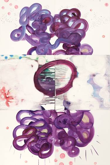 Original Abstract Science Paintings by Shawn Hall