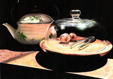 Print of Photorealism Still Life Drawings by Barbara Bright