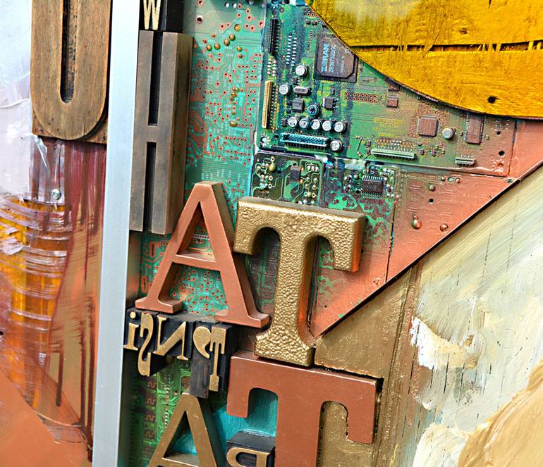 Original Typography Collage by Cliff Kearns