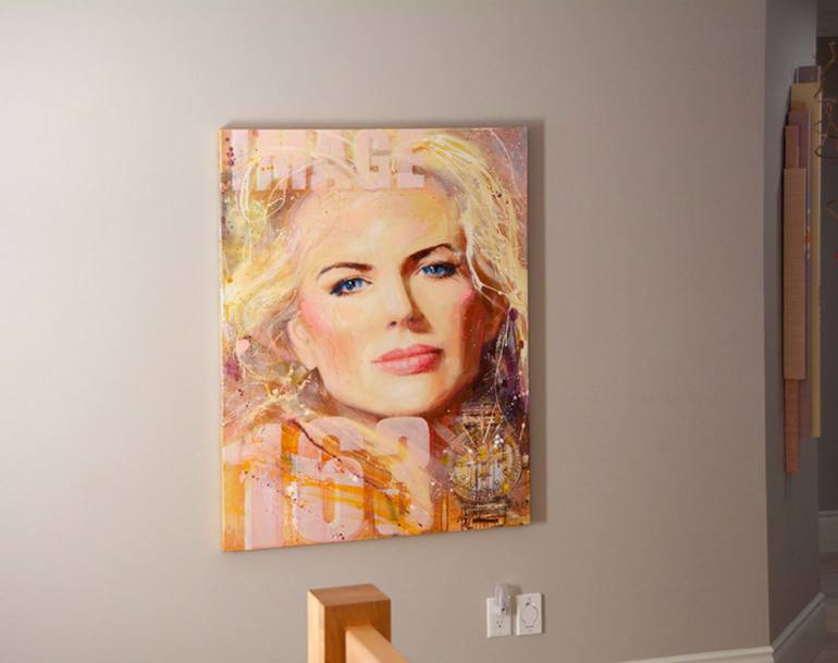 Original Celebrity Painting by Cliff Kearns