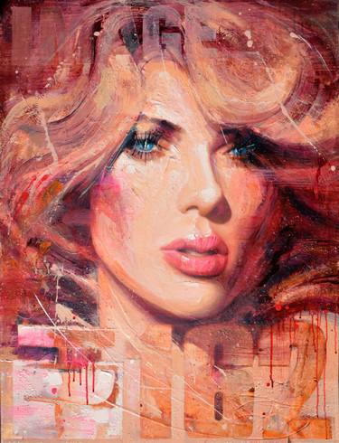 Original Conceptual Celebrity Paintings by Cliff Kearns