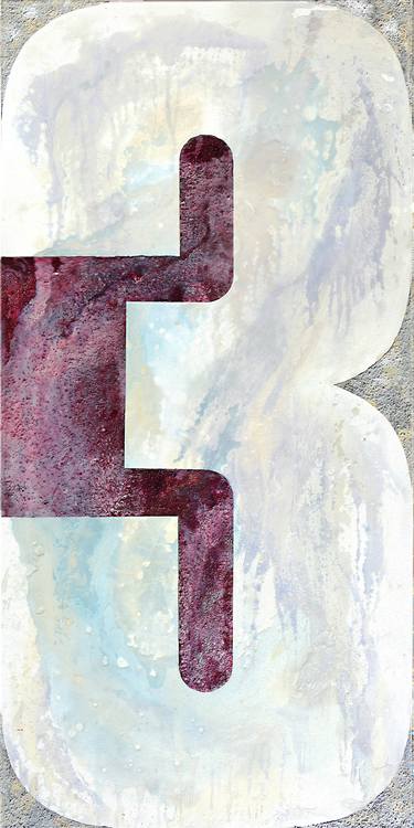 Original Abstract Expressionism Typography Paintings by Cliff Kearns