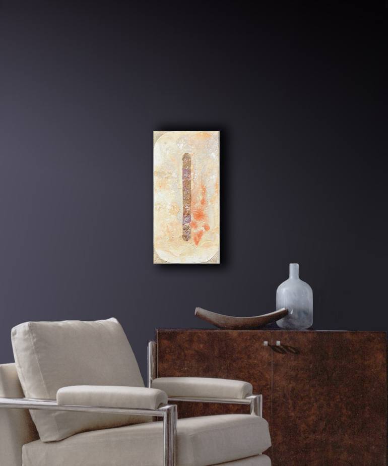 Original Abstract Expressionism Typography Painting by Cliff Kearns