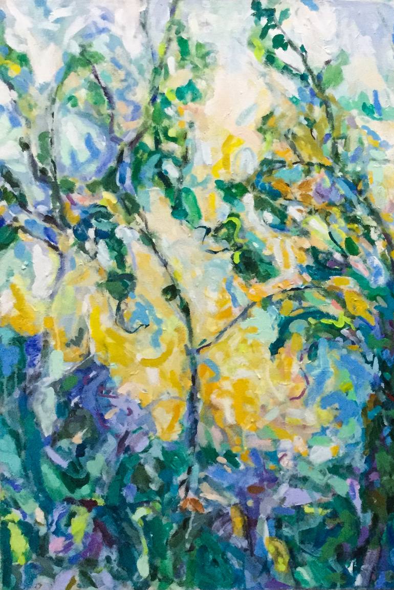 Original Abstract Landscape Painting by Carolynne Fromme