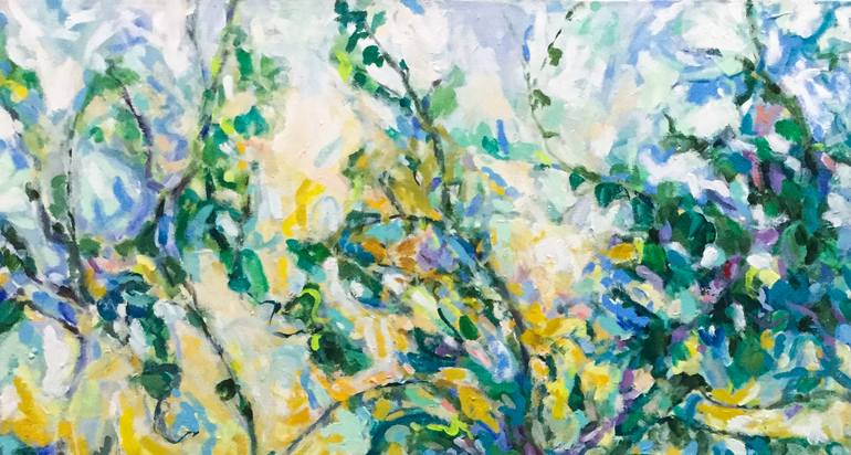 Original Abstract Landscape Painting by Carolynne Fromme