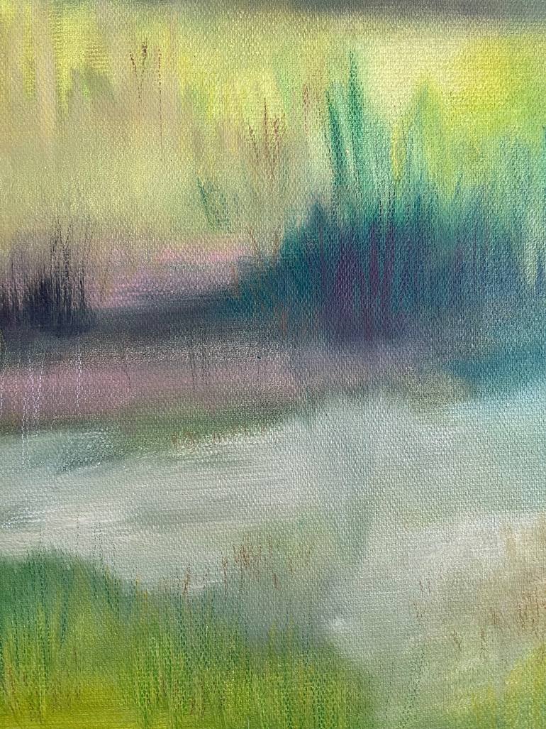 Original Abstract Landscape Painting by Rosha Nutt